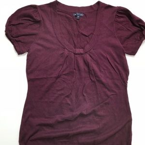 Gap plum colored sweater shirt